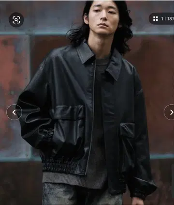 [ WYM ] ARTIFICIAL GRAIN SHORTBLOUSON