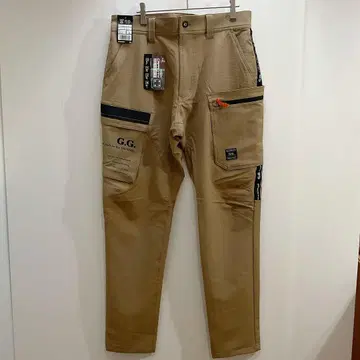택 포함 새상품 G.G. 카고 팬츠 베이지