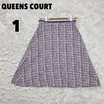 QUEENS COURT 퀸즈 코트 (1) 트위드 플레어 스커트