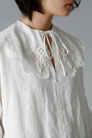 컨디션 최상! towavase 봉 보야주 블라우스 화이트