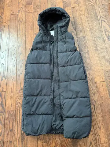 블랙 다운 베스트 XS