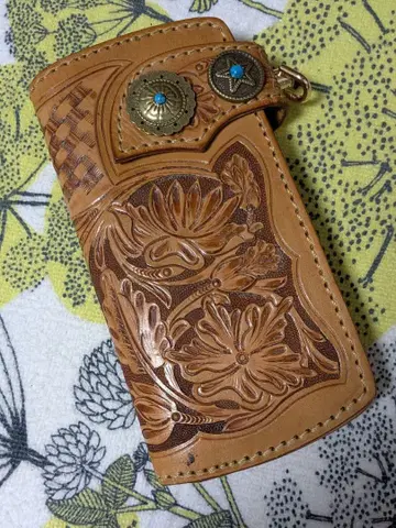 가죽 공예 유 바이커즈 지갑 라이더스 지갑 장지갑 지갑