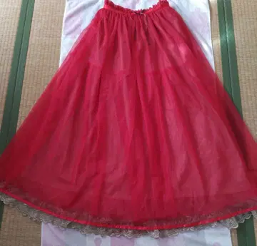 프랑슈리페 오더 튤 레이스 스커트 미사용