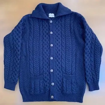 US naval 네이비 케이블 니트 가디건 L 사이즈