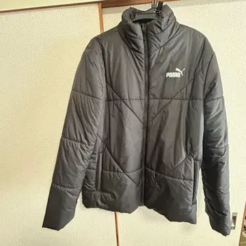 PUMA 충전솜 퀼팅 자켓 블랙