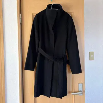 COMME CA ISM 블랙 롱 코트 M