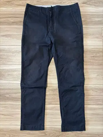 BEAMS / 스트레치 테이퍼드 치노 네이비 / 백명품