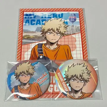 히어로 플라자 2025 바쿠고 카츠키 캔뱃지 엽서