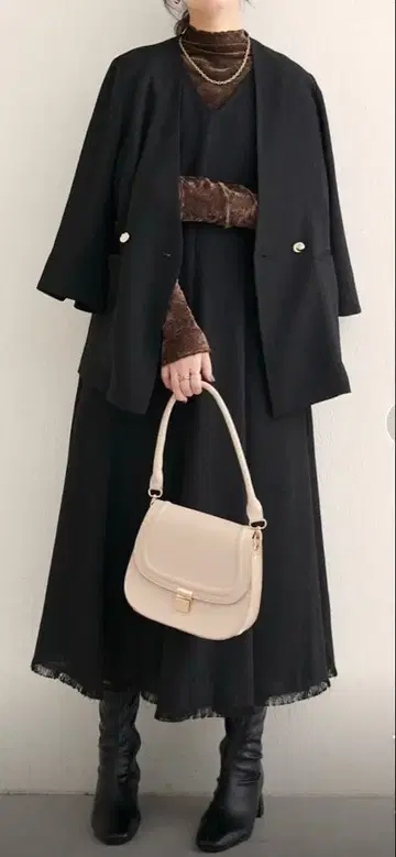 내추럴 꾸뛰르 원피스 셋업