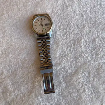 자동 와인딩 손목시계 실버