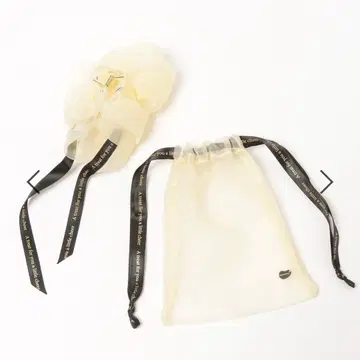 LOWRYSFARM tomone 프로듀스 헤어 클립 시어 화이트