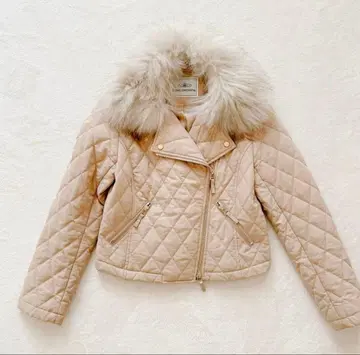 그레이스 콘티넨탈 퀼팅 다운 자켓 라이더스 38