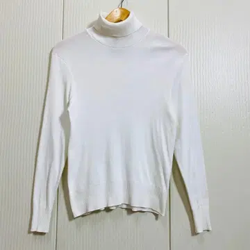 gicipi 지치피 이탈리아제 코튼 하이 게이지 터틀넥 니트