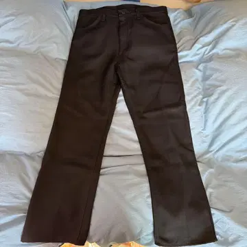 Wrangler 블랙 슬랙스 플레어
