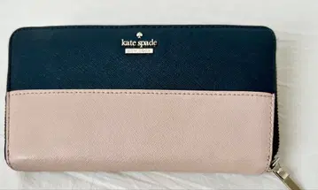 케이트 스페이드 장지갑 네이비/핑크