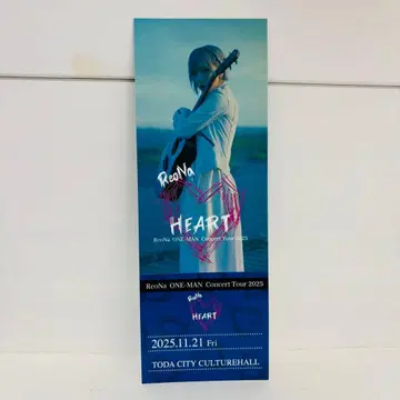 ReoNa HEART 토다 공연 특전 그림 티켓풍 카드