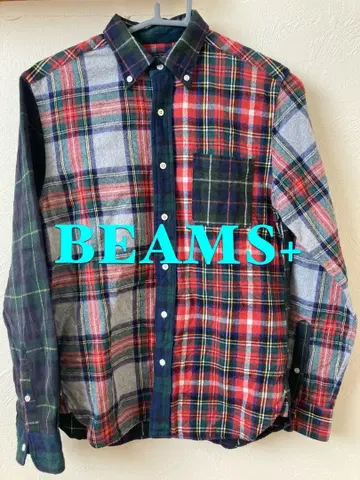 BEAMS+ 빔즈 플란넬 셔츠 XS