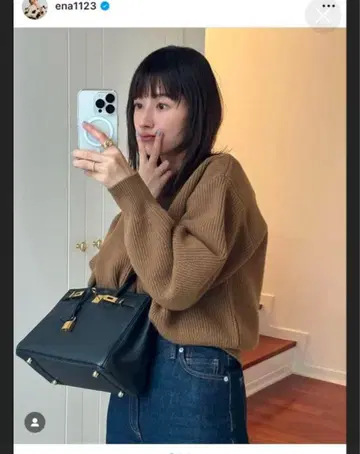 CLANE/클라네 베이직 드롭 숄더 니트 탑