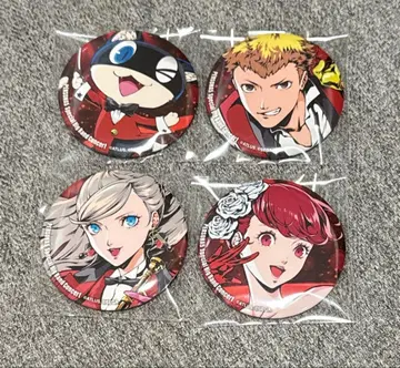 페르소나 5 캔뱃지 4점