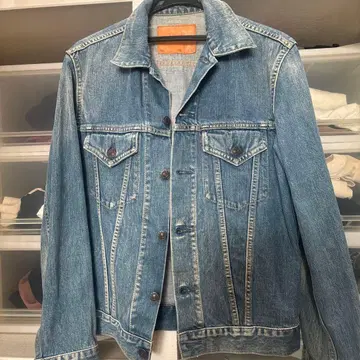 타블로이드 뉴스 데님 자켓 라이트 블루