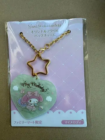 마이멜로디 오리지널 아크릴 백참 훼미리마트 한정판