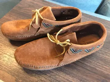 브라운 스웨이드 모카신