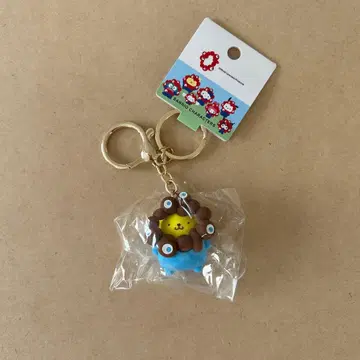 먀쿠먀쿠 입체 마스코트 키링 파스텔 폼폼푸딩