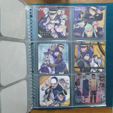 골든 카무이전 아트 코스터 전종 세트