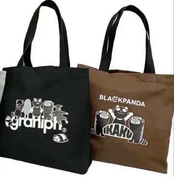 이온 그라니프 블랙 프라이데이 블랙 팬더 토트백 블랙 브라운