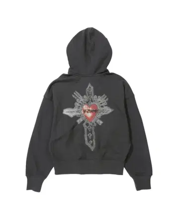 Beaded Saint Hoodie Zip-Up