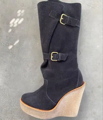 피에르 아르디 PIERRE HARDY 블랙 스웨이드 롱 부츠