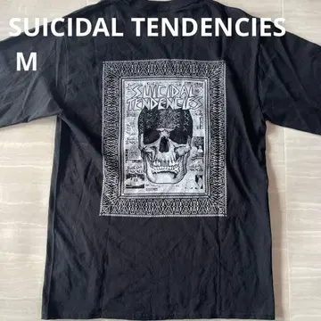 SUICIDAL TENDENCIES 롱티 Hanes 블랙