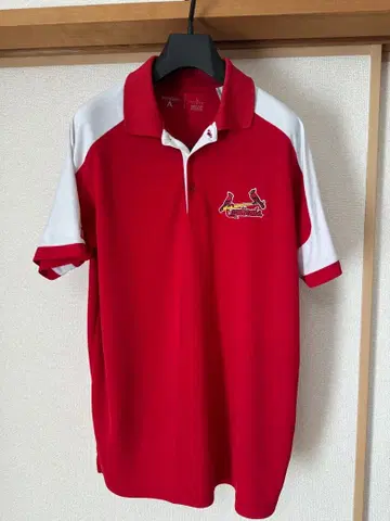 [ 미사용 새상품 ] 카디널스 피케 셔츠 L 사이즈 레드