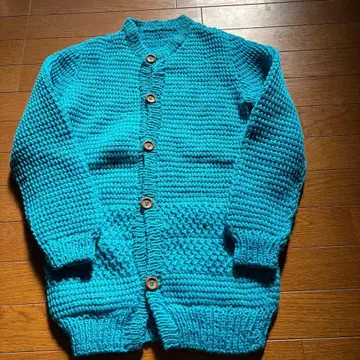 손뜨개질 니트 가디건