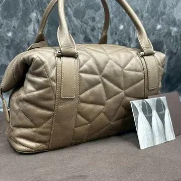 미사용급 AKRIS 아크리스 퀼팅 보스턴 백