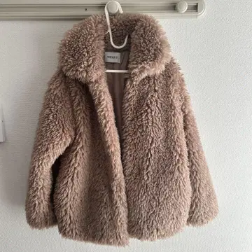 FOREVER 21 보아 자켓 베이지