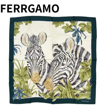 Salvatore Ferragamo 페라가모 스카프 제브라 얼룩말