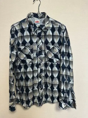 MR MARKET 체크 무늬 긴팔 셔츠