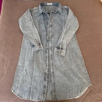 EGOIST 데님 셔츠 원피스 F 사이즈