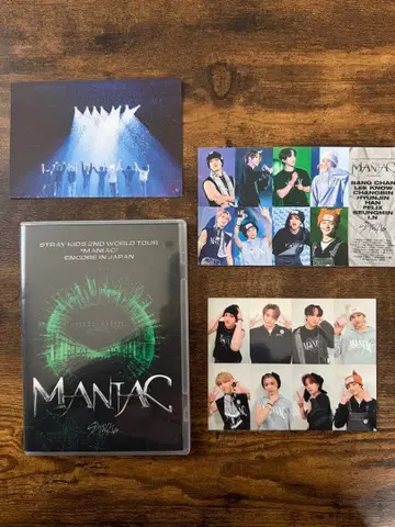 straykids MANIAC 2ND WORLDTOUR DVD 블루레이