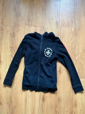 SLANG 블랙 후드 부착 후드티