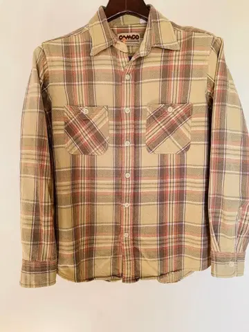 CAMCO 체크 무늬 플란넬 셔츠