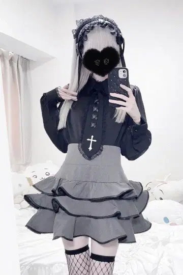 MARS ZIP 프릴 치마바지