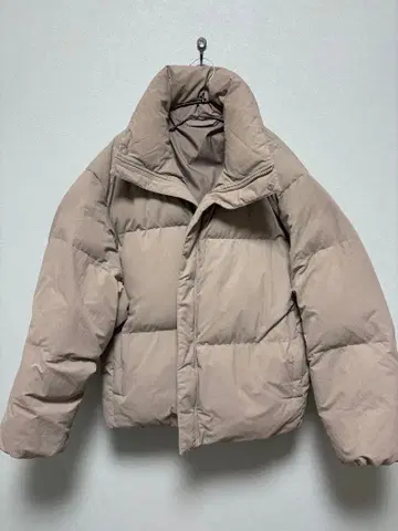 [ 유니클로U ] 패디드 볼륨 자켓 내추럴 L