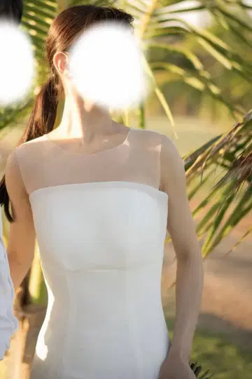 웨딩 드레스 화이트 원피스