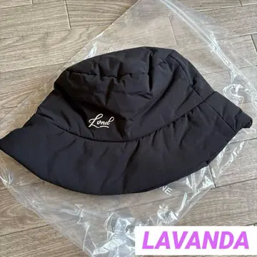 LAVANDA 라바나 우노 미사코 퍼프 버킷 햇 블랙 [새상품]