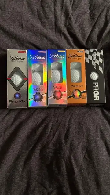 Titleist 골프공 5개 세트 상자