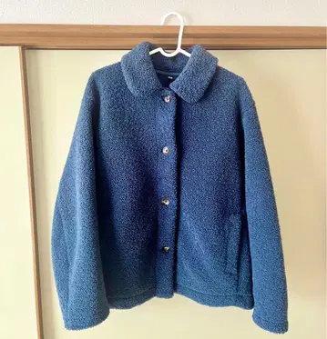 UNIQLO 보아 플리스 자켓 M 블루
