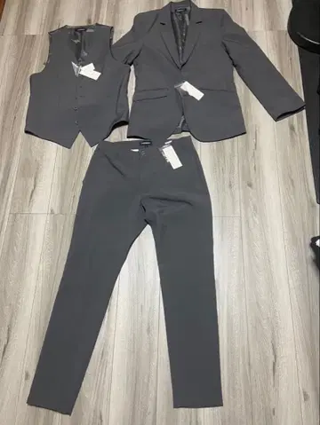 그레이 수트 3종 세트 L 사이즈