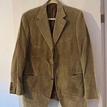 베이지 코듀로이 자켓